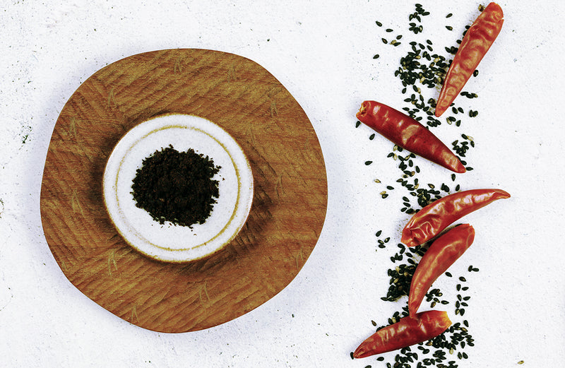 organic black shichimi powder